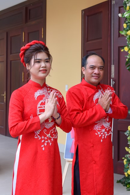 Wedding Ceremony at the pagoda