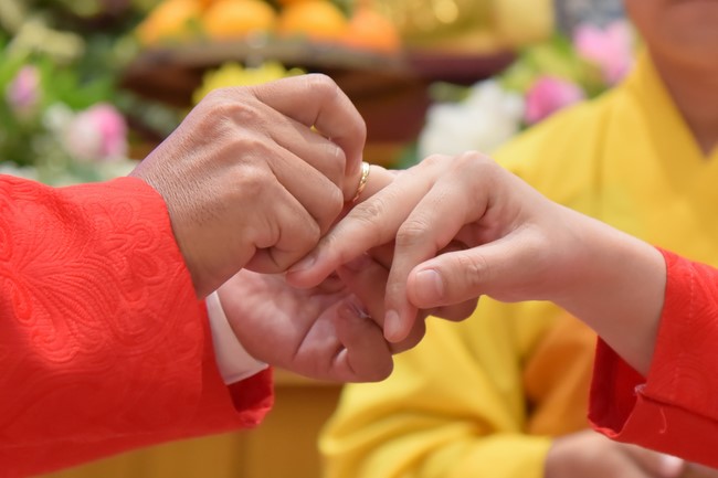 Wedding Ceremony at the pagoda