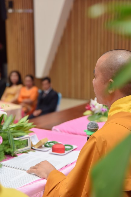 Wedding Ceremony at the pagoda