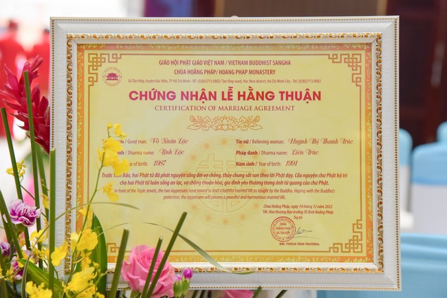 Wedding Ceremony at the pagoda