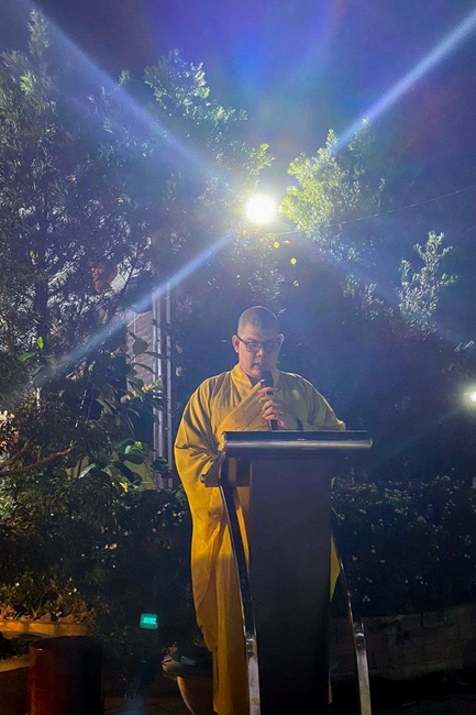 Candle Lighting Ritual to commemorate Amitabha’s Buddha at Suoi Phap Pagoda, Tay Ninh