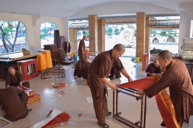 Affairs preparing for the Seven-Day Retreat and Amitabha Buddha’s Birthday anniversary (part 1)