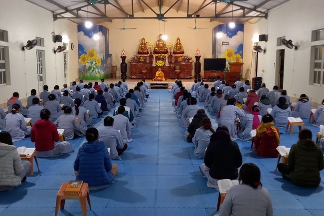 Repentant Ceremony at Dong Cao pagoda
