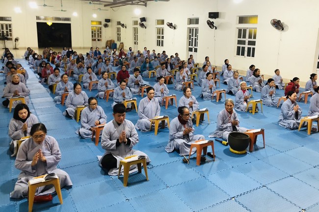 Repentant Ceremony at Dong Cao pagoda