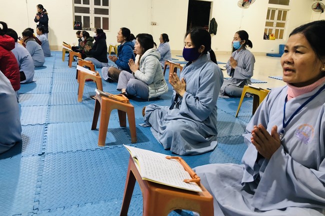 Repentant Ceremony at Dong Cao pagoda