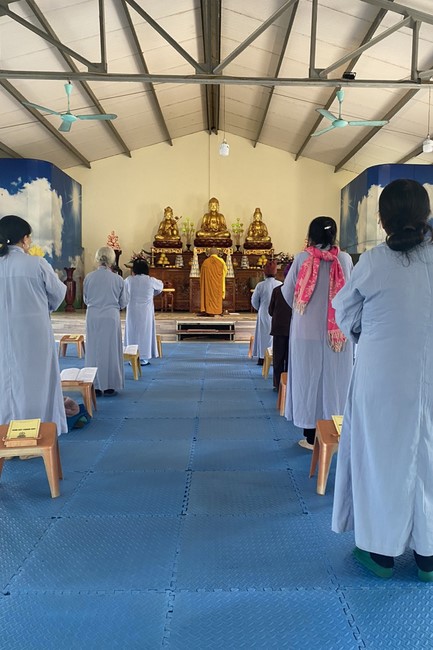 Charity activities towards Buddha's Enlightenment Day at Dong Cao Pagoda, Thanh Hoa