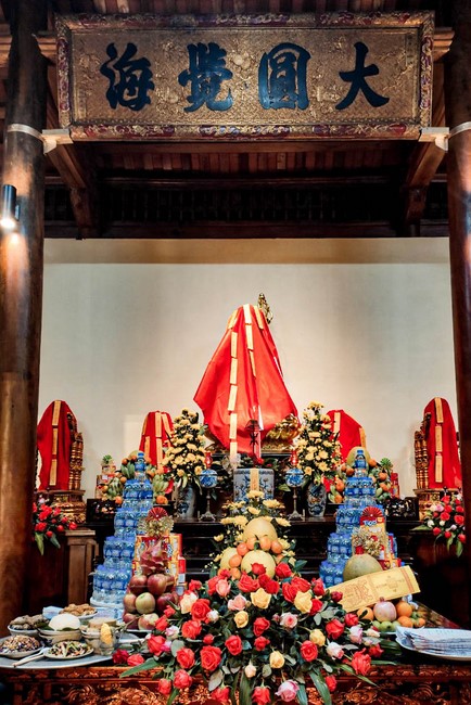 Ceremony of seating Buddha Statue and giving charity gifts of Hoa Phuc Pagoda, Ha Noi