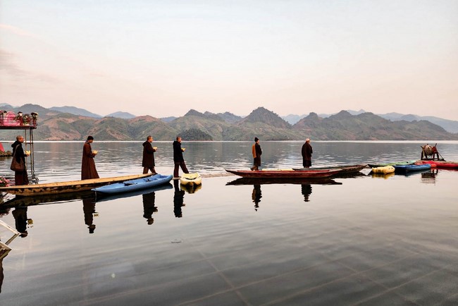 Ceremony of seating Buddha Statue and giving charity gifts of Hoa Phuc Pagoda, Ha Noi