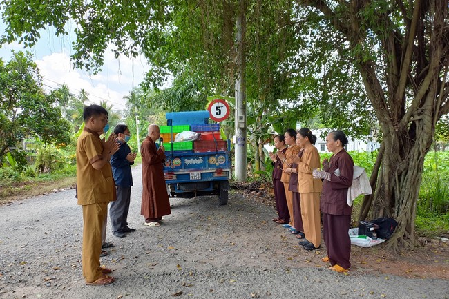 The Rite Praying for Peace at Dau Tieng Wildlife Conservation Station in Binh Duong