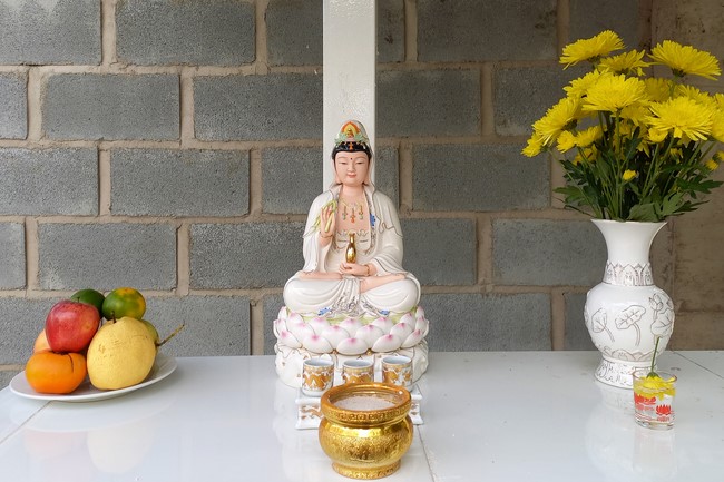 The Rite Praying for Peace at Dau Tieng Wildlife Conservation Station in Binh Duong