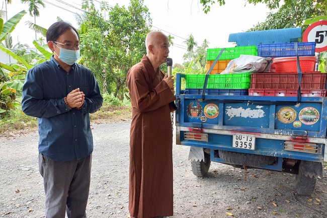 The Rite Praying for Peace at Dau Tieng Wildlife Conservation Station in Binh Duong