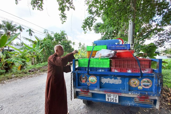 The Rite Praying for Peace at Dau Tieng Wildlife Conservation Station in Binh Duong