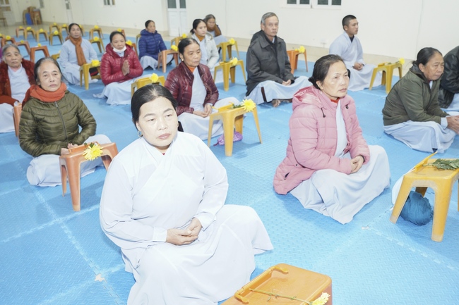 Commemorating enlightened achievement of Bodhisattva Siddhartha at Dong Cao pagoda