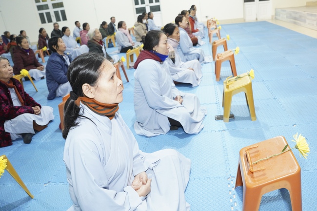 Commemorating enlightened achievement of Bodhisattva Siddhartha at Dong Cao pagoda