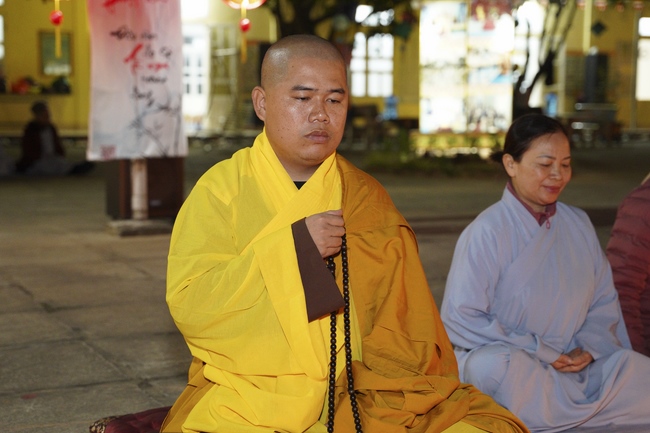 Commemorating enlightened achievement of Bodhisattva Siddhartha at Dong Cao pagoda