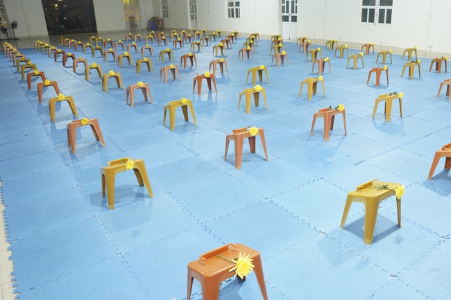 Commemorating enlightened achievement of Bodhisattva Siddhartha at Dong Cao pagoda