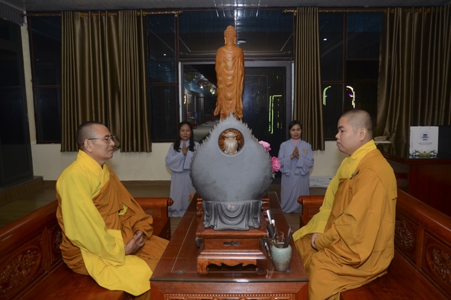 Commemorating enlightened achievement of Bodhisattva Siddhartha at Bon pagoda, Nghe An