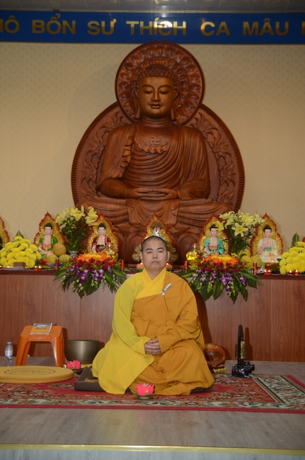 Commemorating enlightened achievement of Bodhisattva Siddhartha at Bon pagoda, Nghe An