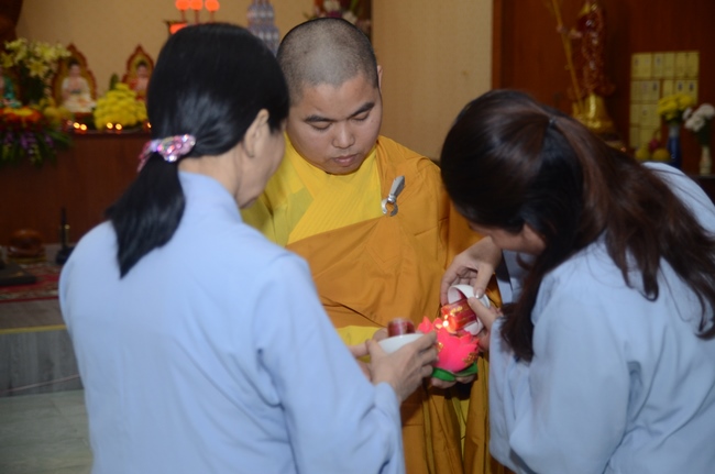 Commemorating enlightened achievement of Bodhisattva Siddhartha at Bon pagoda, Nghe An