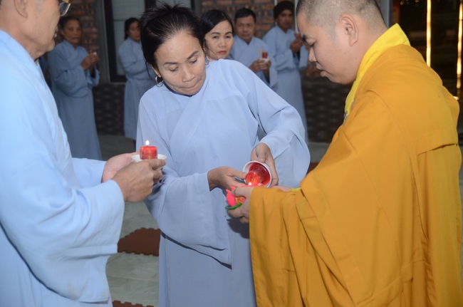 Commemorating enlightened achievement of Bodhisattva Siddhartha at Bon pagoda, Nghe An
