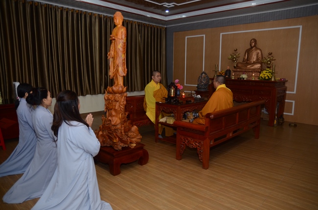Commemorating enlightened achievement of Bodhisattva Siddhartha at Bon pagoda, Nghe An