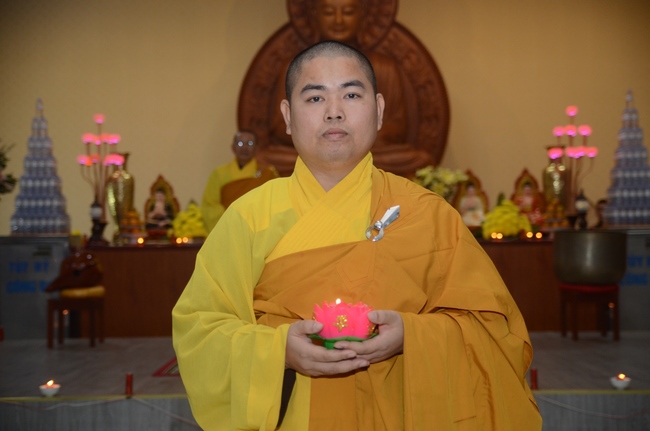 Commemorating enlightened achievement of Bodhisattva Siddhartha at Bon pagoda, Nghe An
