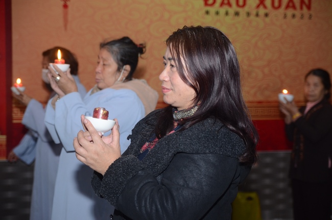 Commemorating enlightened achievement of Bodhisattva Siddhartha at Bon pagoda, Nghe An