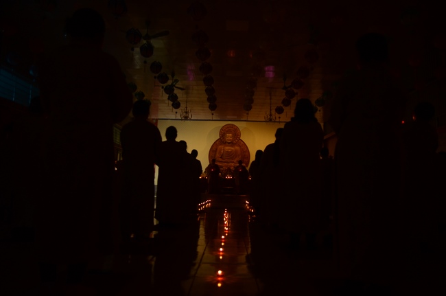 Commemorating enlightened achievement of Bodhisattva Siddhartha at Bon pagoda, Nghe An