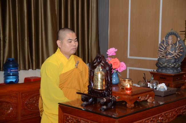 Commemorating enlightened achievement of Bodhisattva Siddhartha at Bon pagoda, Nghe An