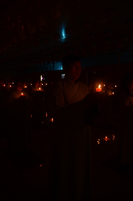 Commemorating enlightened achievement of Bodhisattva Siddhartha at Bon pagoda, Nghe An