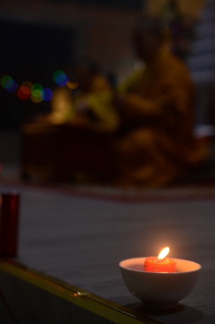 Commemorating enlightened achievement of Bodhisattva Siddhartha at Bon pagoda, Nghe An