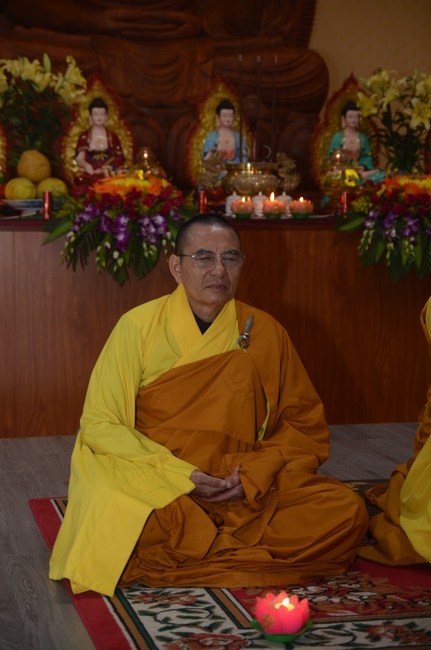 Commemorating enlightened achievement of Bodhisattva Siddhartha at Bon pagoda, Nghe An