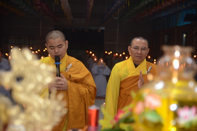 Commemorating enlightened achievement of Bodhisattva Siddhartha at Bon pagoda, Nghe An
