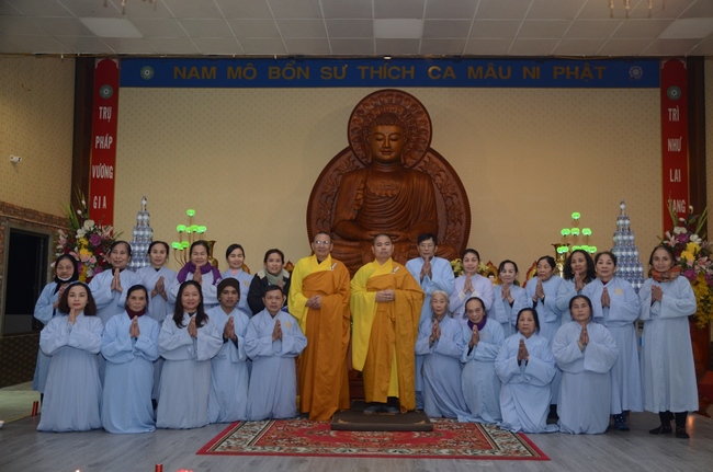 Commemorating enlightened achievement of Bodhisattva Siddhartha at Bon pagoda, Nghe An