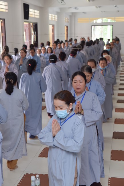 Dharma talk Looking back at the Vietnamese Buddha recitation Sect over the years  in The 98 th Seven-day Retreat