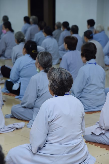 Dharma talk Looking back at the Vietnamese Buddha recitation Sect over the years  in The 98 th Seven-day Retreat