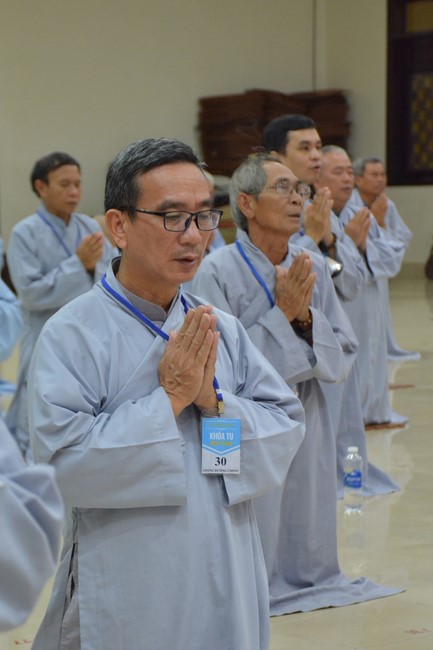 Dharma talk Looking back at the Vietnamese Buddha recitation Sect over the years  in The 98 th Seven-day Retreat