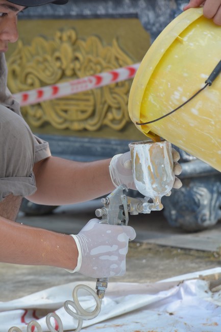 Công tác chuẩn bị đại lễ hoa đăng kỷ niệm đức Phật A-di-đà (Phần 2)