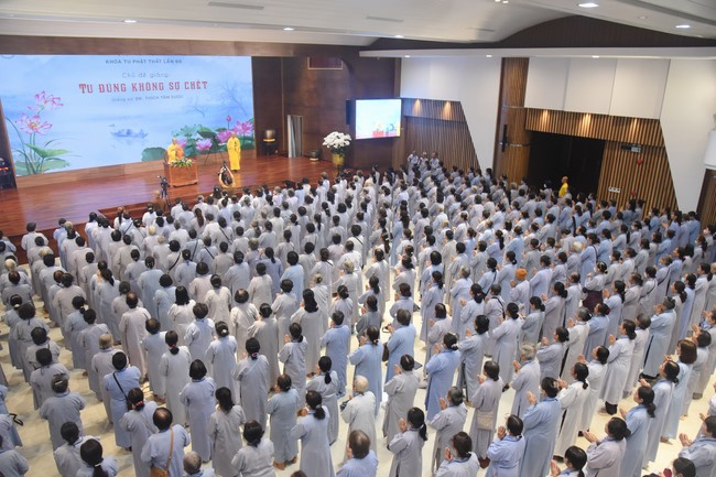 Dharma Talk Right practice without fear of death in The 98th Seven-Day Retreat