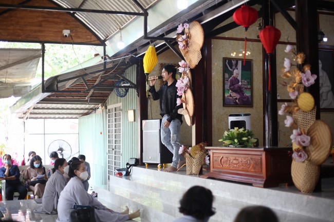 Peace Praying Ceremony at the Huong Phap Branch of Hoang Phap Pagoda in Cu Chi District