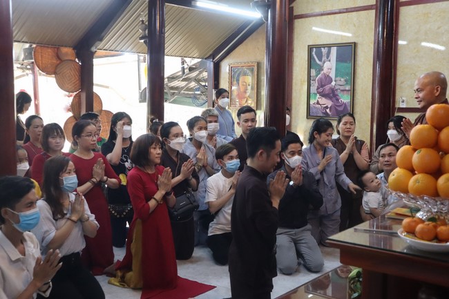 Peace Praying Ceremony at the Huong Phap Branch of Hoang Phap Pagoda in Cu Chi District