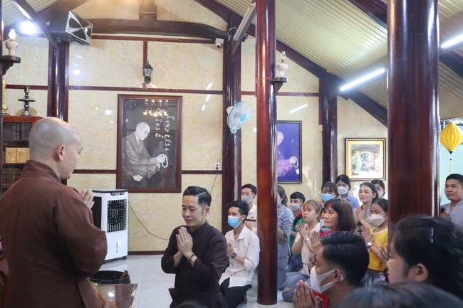Peace Praying Ceremony at the Huong Phap Branch of Hoang Phap Pagoda in Cu Chi District