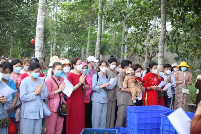 Peace Praying Ceremony at the Huong Phap Branch of Hoang Phap Pagoda in Cu Chi District