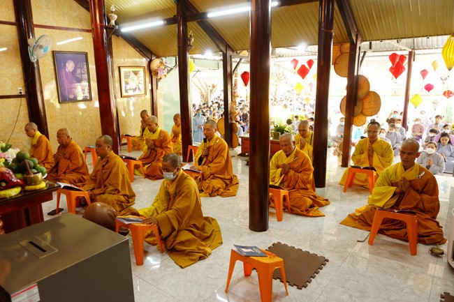 Peace Praying Ceremony at the Huong Phap Branch of Hoang Phap Pagoda in Cu Chi District