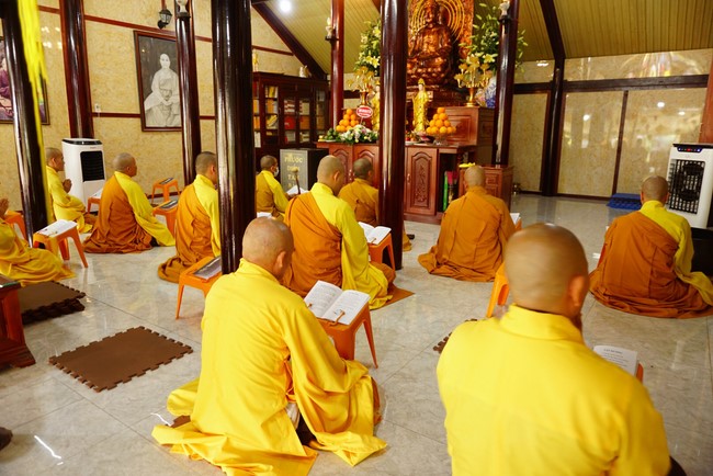 Peace Praying Ceremony at the Huong Phap Branch of Hoang Phap Pagoda in Cu Chi District
