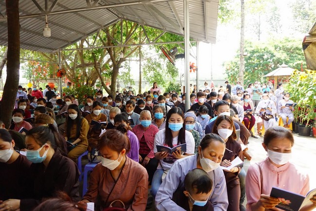 Peace Praying Ceremony at the Huong Phap Branch of Hoang Phap Pagoda in Cu Chi District
