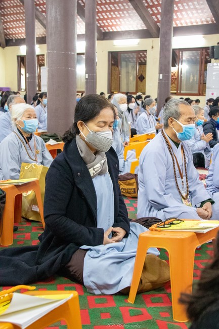 Early Spring Ceremony to pray for a peaceful country and happiness people at Hoa Phuc Pagoda in Ha Noi