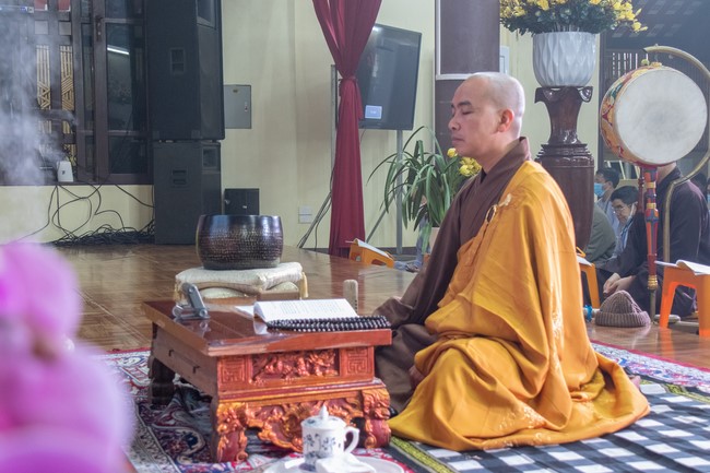 Early Spring Ceremony to pray for a peaceful country and happiness people at Hoa Phuc Pagoda in Ha Noi