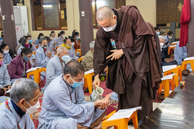 Early Spring Ceremony to pray for a peaceful country and happiness people at Hoa Phuc Pagoda in Ha Noi