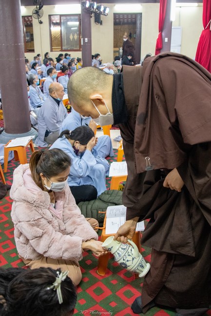 Early Spring Ceremony to pray for a peaceful country and happiness people at Hoa Phuc Pagoda in Ha Noi